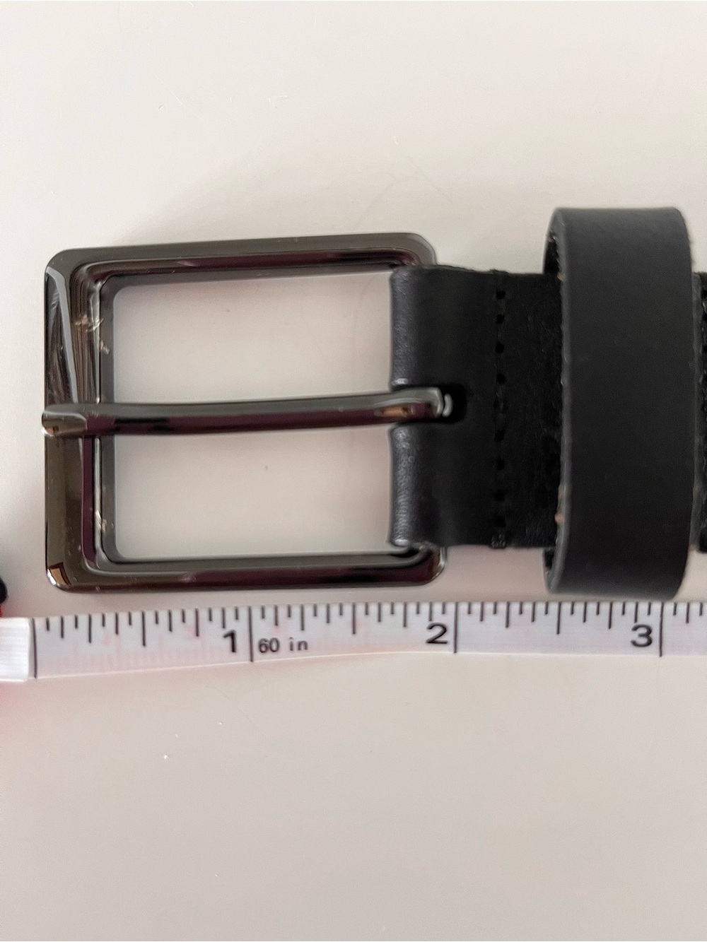 PRISTINE CAbi Studded Leather Belt Black & Sparkle Mixed Metal Studs XL - Picture 7 of 16